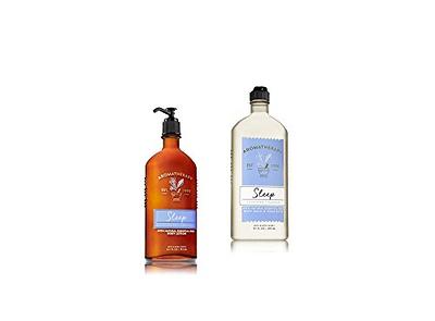 Bath & Body Works Lavender Vanilla Sleep Aromatherapy Set Body Lotion & Body Wash