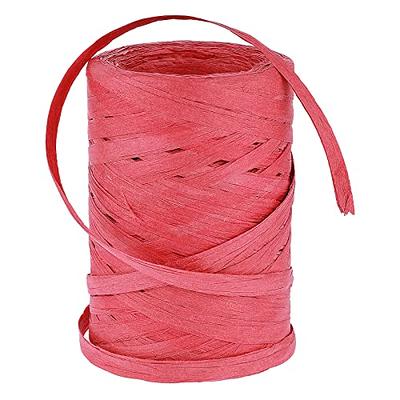 Red Paper Raffia Ribbon