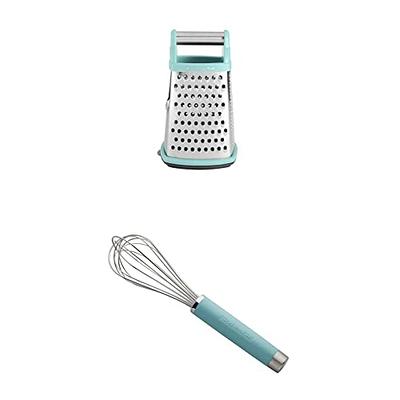 KitchenAid Gourmet 4-Sided Stainless Steel Box Grater with Detachable  Storage Container, Aqua