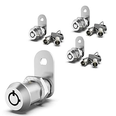 BOZXYE 6 Pack Cabinet Locks with Keys RV Storage Locks, 5/8 Cam Lock Keyed  Alike, RV Locks for Storage Door File Cabinet Toolbox, Zinc Alloy - Yahoo  Shopping