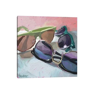 Designer Sunglasses I Canvas Art Print by Madeline Blake