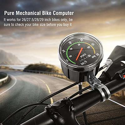 Odometer Speedometer Bike Velocimetro Bicicleta Mechanical Accessory  Cycling Circular Code Table Mountain 