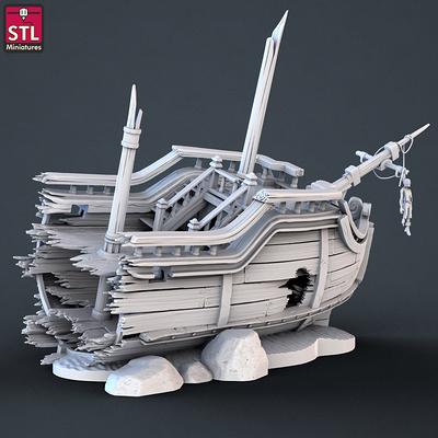 Fishbones Pirate Ship