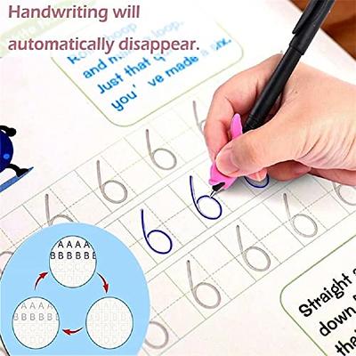 5 Pc Grooved Handwriting Practice for Kids,Repeatedly Magic