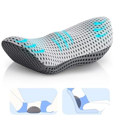 Big Hippo Lumbar Support Pillow - Memory Foam Lumbar Pillow Back Cushion  Designed for Lower Back Pain Relief- Ideal Back Pillow for Office Chair,  Car