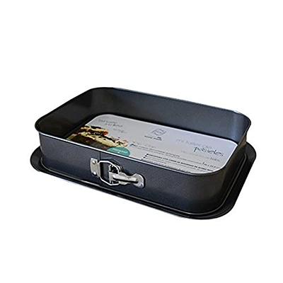 Carbon Steel Rectangle Cake Pan Non-stick Removable Bottom