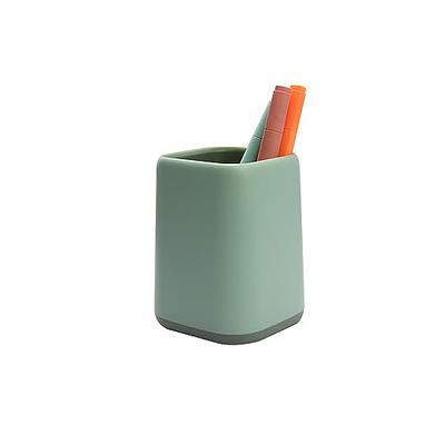 Sage Green Pen Holder for Desk, Aesthetic CuteDesk Essentials Pencil  Holder, Desk Organizers Office Supplies for Men Women