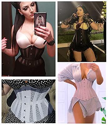 Heavy Duty Steel Boned Hourglass Waist Trainer Underbust Corset