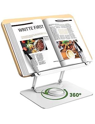 X-Large 16 x 12 Bamboo Book Stand for Reading,NUNET Cookbook Stand for  Kitchen Counter Book Holder for Desk Easel for Drawing Height Adjustable &  Foldable Bookstand for Textbook/Bible/Laptop 1 Pack - Yahoo