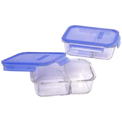 Rubbermaid Modular Plastic Food Storage Container with Lid, 10 Cup