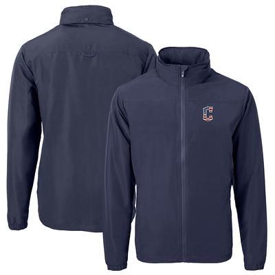 Men's Cutter & Buck Gray Louisville Cardinals Alumni Logo Charter Eco Knit  Recycled Full-Zip Jacket