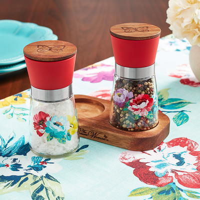 The Pioneer Woman Sweet Romance 3-Piece Salt & Pepper Grinder Set - Yahoo  Shopping