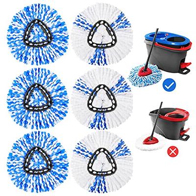 2 Pack Ocedar Spin Mop Head Replacement Microfiber Mop Head Refills Easy  Cleaning Mop Head Replacement 2 Count (Pack of 1)