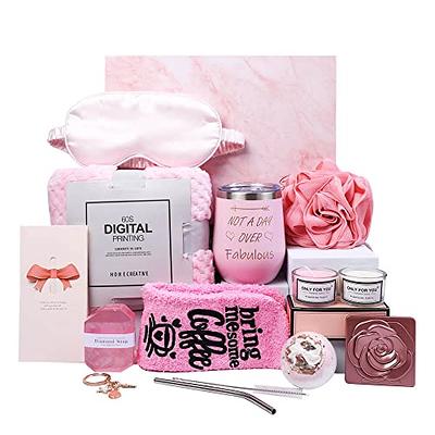 Birthday Gifts for Women Gift Ideas Presents Spa Relaxing Gifts Box for Her Unique Happy Birthday Self Care Gift Basket for Best Friends Female Wife - walowalo