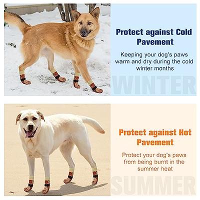 BEAUTYZOO Anti Slip Dog Socks for Small Medium Large Dogs,Paw Protector  with Grips for Hardwood Floor Hot/Cold Pavement,Traction Control 3 Pairs  AntiTwist Dog Shoes to Prevent Licking for Senior Dog - Yahoo