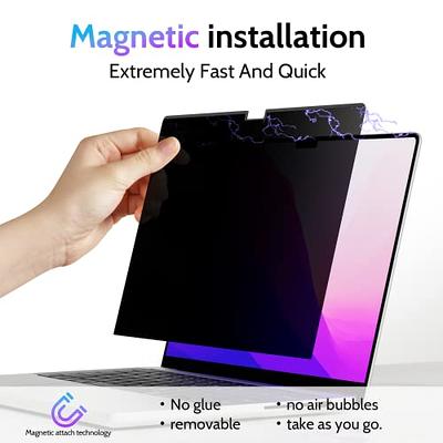 3 Pcs Anti Blue Light Screen Protector Compatible With MacBook Pro 14  Inch(2021-2023, M1, M2, M3)- A2918 A2992 A2442 A2779, 14.2 Mac Laptop  Glare