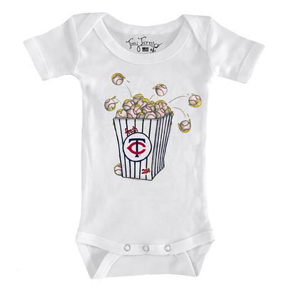 Tiny Turnip Boston Red Sox Infant White Heart Banner Bodysuit