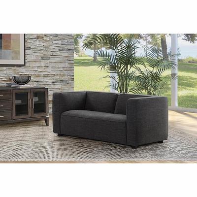 DEVON & CLAIRE Kyle 37 in. Gray Loveseat Fabric Stain-Resistant - Yahoo  Shopping