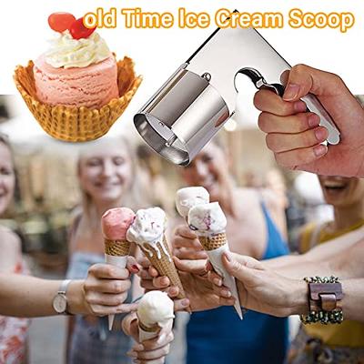 Stainless Steel Ice Cream, Ice Cream Spoon Trigger, Ice Cream