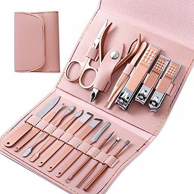 Dropship 19 In 1 Stainless Steel Manicure Set Professional Nail Clipper Kit  Of Pedicure Tools Ingrown ToeNail Trimmer to Sell Online at a Lower Price |  Doba