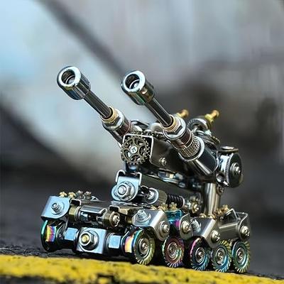 ZUNPINSPACE 3D Metal Model Kit Mechanical Tank 3D Metal Puzzle DIY