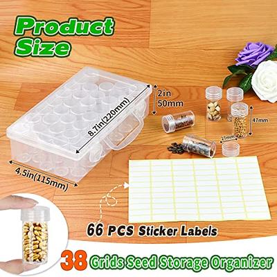 60 Slots Seed Storage Organizer,sturdy Seed Organizer Storage Box