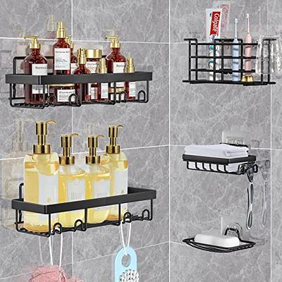 MEVOPHEE Bedside Hanging Caddy, Plastic Hanging Storage Shelf Holder  Organizer for Phone Glasses Bottle Office Supplies in Dorm Room Bathroom  Camper