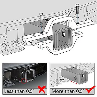 Dasen Universal Tow Hitch Receiver Light Bar Mount Bracket