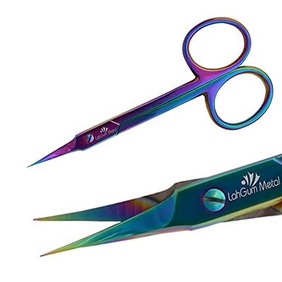 Cuticle Scissors Extra Fine Curved Blade, Super Slim Scissors for Cuticles  Care Professional Manicure Small Scissors with Precise Pointed Tip Grooming  Blades, Eyebrow, Eyelash, and Dry Skin 