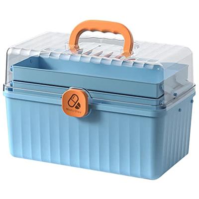 Plastic Medicine Storage Box Drawer Sundries Storage Organizer First Aid