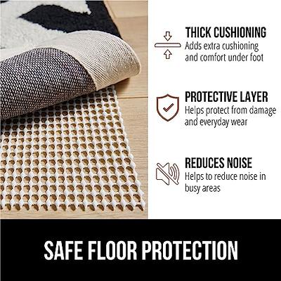 The Original Gorilla Grip Extra Strong Rug Pad Gripper, Thick, Slip and  Skid Resistant Pads for Hard Floors Under Carpet Mat Cushion and Hardwood  Floor Protection 2x3 FT - Yahoo Shopping