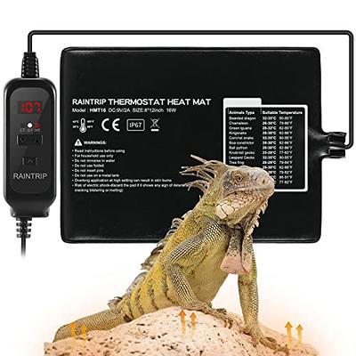 Raintrip Reptile Thermostat,Reptile Heating Pad,16W,Suitable 30