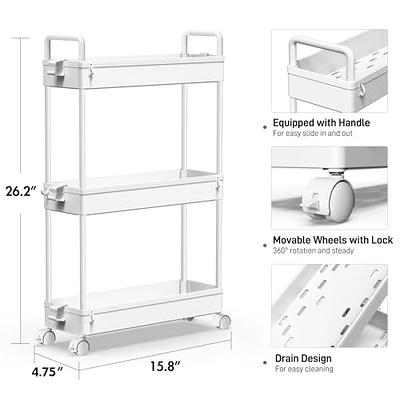  SOLEJAZZ 2-Tier Under Sink Organizer, Sliding Under