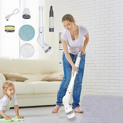 Electric Spin Scrub-ber Rechargeable Cleaning Tools, Electric Cleaning Brush  With 3 Brush Heads, Electric Scrub-ber Suitable For Bathroom Wall Kitchen