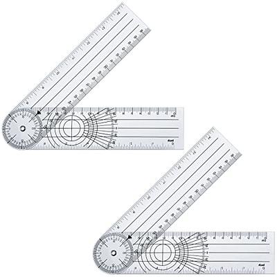 Uonlytech Line Drawing Ruler School Students Stationery Metric