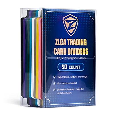 ZLCA Trading Card Dividers with Tabs 2.75 x 3.76 Inch (50