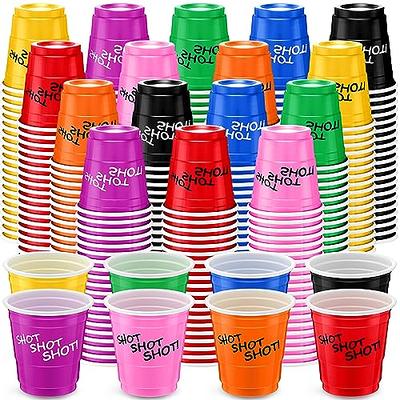 1000 Pack 3.4 Oz/100 ml Plastic Party Kids Cups Bulk Colored Mini Plastic  Shot Glasses Disposable Bathroom Cup Small Drinking Cups Tasting Cups for  Graduation Bridal Party Baby Shower, 10 Colors - Yahoo Shopping