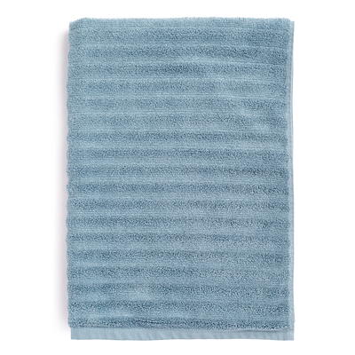 Mainstays Performance Solid Bath Sheet 2-Piece Set, Blue Linen