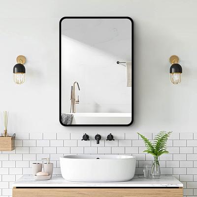 Oversized Bathroom Medicine Cabinet Wall Mounted Storage With Mirror, Hanging  Bathroom Wall Cabinet Organizer - Yahoo Shopping