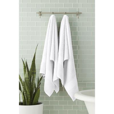 BrylaneHome 6 Piece 100% Cotton Terry Towel Set - 2 Bath Towels 2