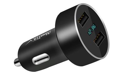 DreamBee Retractable Car Charger,66W 4 in 1 Super Fast Charge Car Phone  Charger,Retractable Cables (31.5 inch) and 2 USB Ports Car Charger Adapter  for