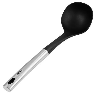 KitchenAid Nylon Ladle with Black Silicon Handle