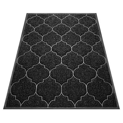 FONEYI Indoor Door Mat, Front Back Door Mat 24 x 36 Non-Slip Rubber Backing Door Rug, Machine Washable Entry Rug, Low Profile Absorbent Dirt