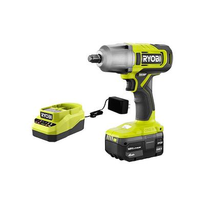 Ryobi One+ 18V Cordless Telescoping Power Scrubber and 2.0