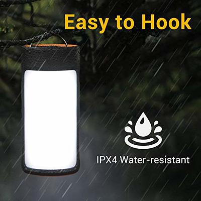 2Pack 360 LED Collapsible Camping Lantern IPX4 Water Resistant