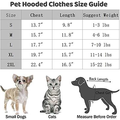 Winter Cat Clothes Warm Fleece Pet Costume for Small Cats Kitten