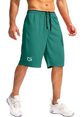 G Gradual Men's Running Shorts with Zipper Pockets Quick Dry Gym