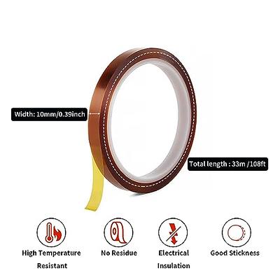 10mm 33Meters Kapton Tape High Temperature Heat Resistant