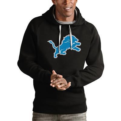 Detroit Lions Antigua Women's Axe Bunker Tri-Blend Pullover