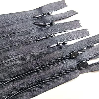 12 Inch Zippers - Nylon Coil Zippers Bulk - Supplies for Tailor Sewing  Crafts - Pack of 100